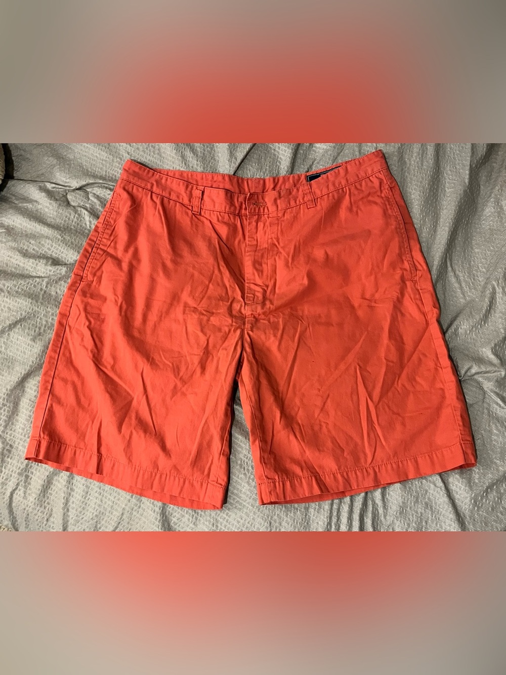 Vineyard Vines Coral Flat Front Men's Shorts